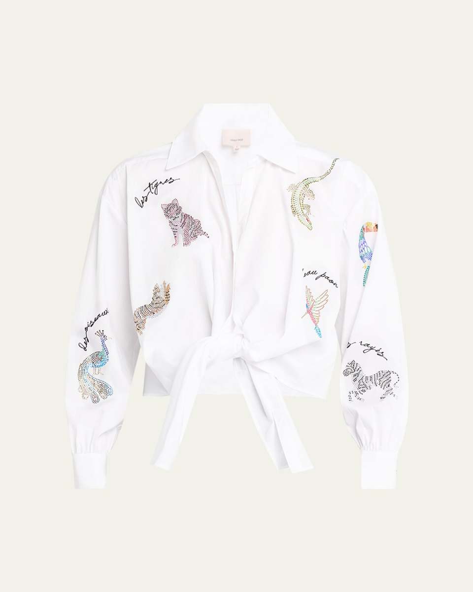 Mariana Rhinestone Jungle Top